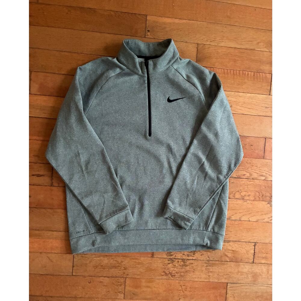 Nike Dri-Fit 1/2 Zip Pullover Grey XL